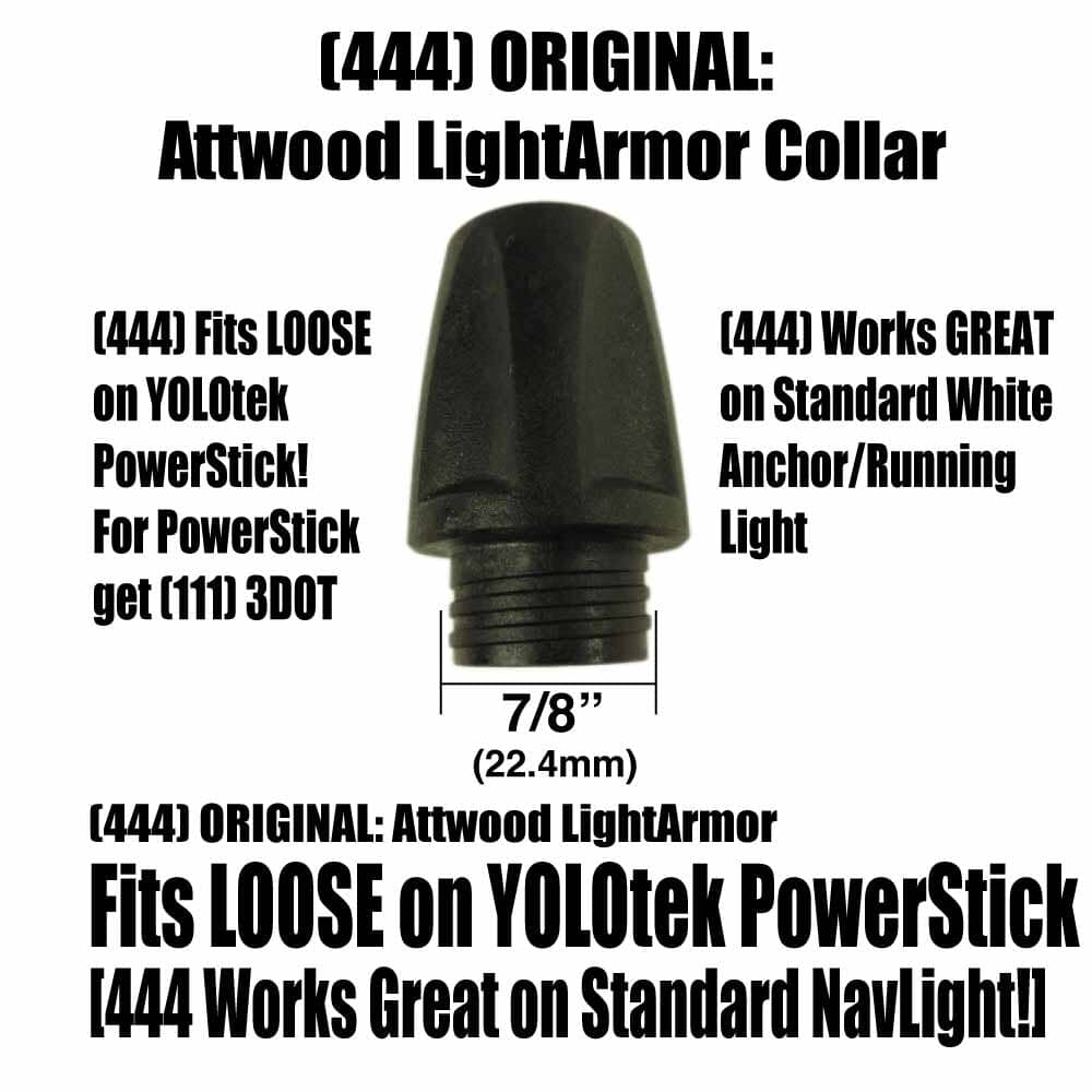 Attwood LightArmor Plug-In Light Base 3-Pin Black #910V3PB-7 Attwood LightArmor Plug-In Light Base 3-Pin Black #910V3PB-7
