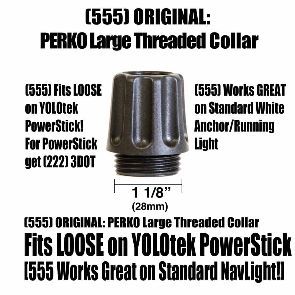 Locking Collar - Large Thread - Fits large threaded navlight ports ...