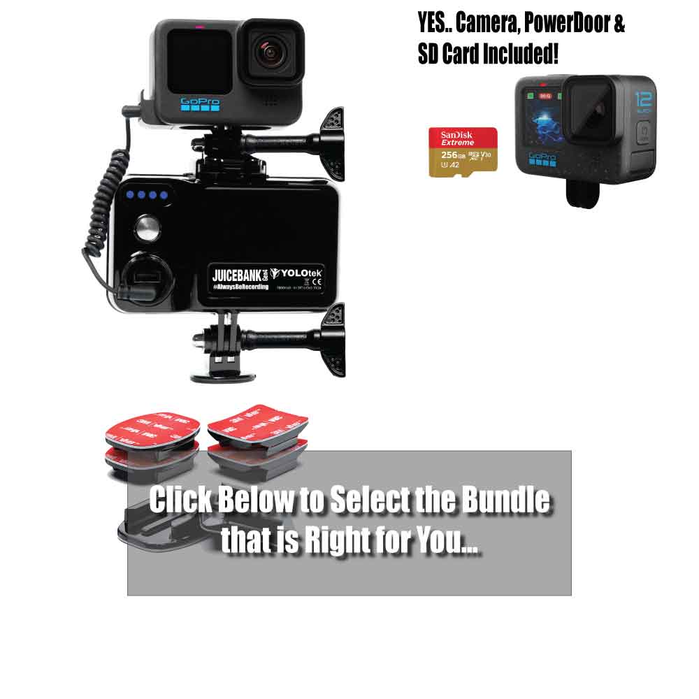 Kayak JUICEBANK: GoPro Battery + Extra Sticky Mounts