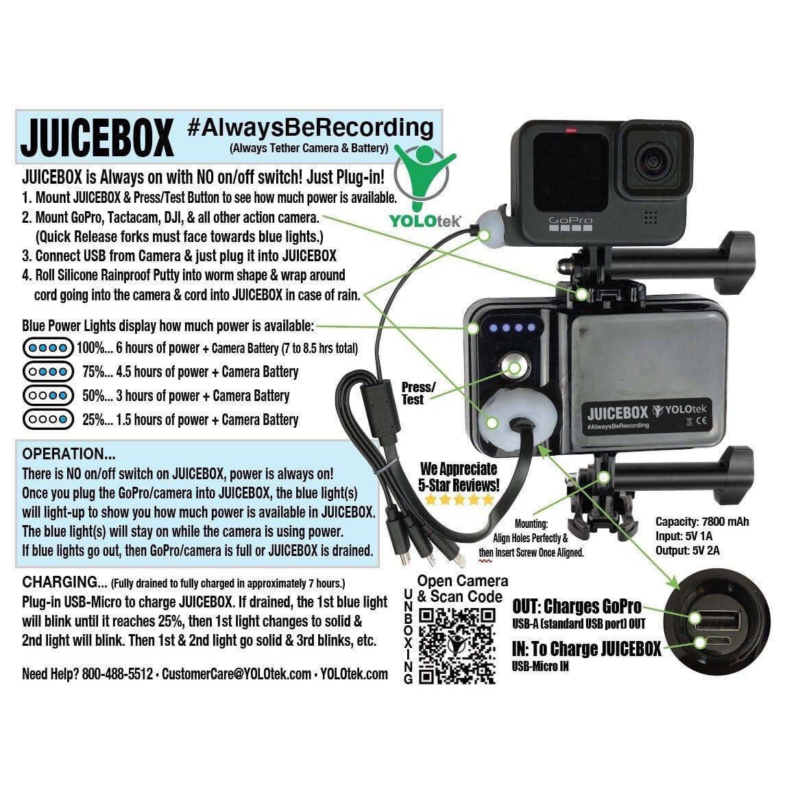 JUICEBANK: GoPro Battery+Mount - YOLOtek ~