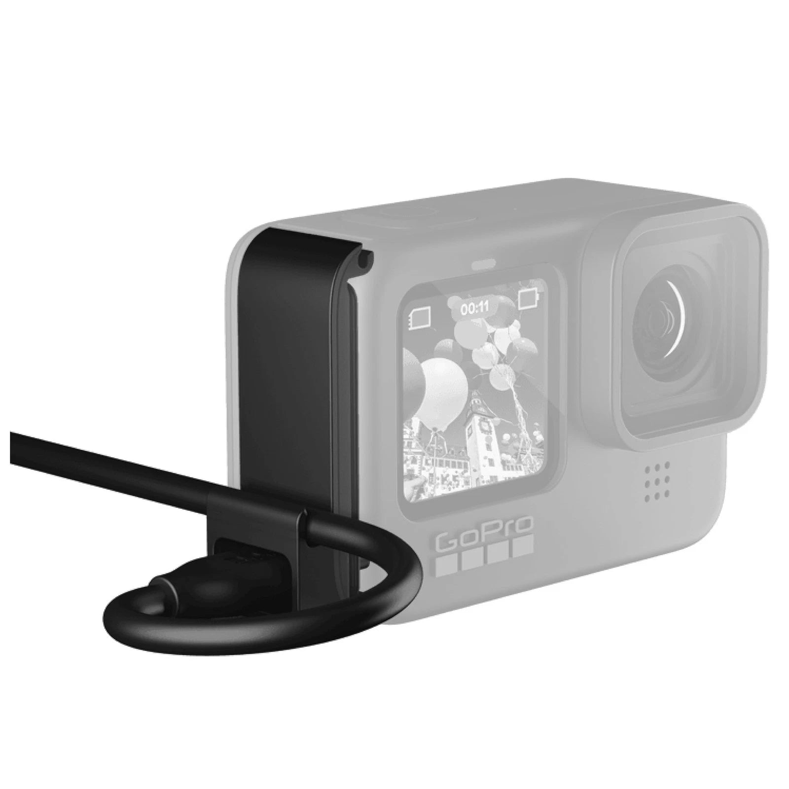 PowerDoor for GoPro Hero 13/12/11/10/9 [Make RAINPROOF by adding
