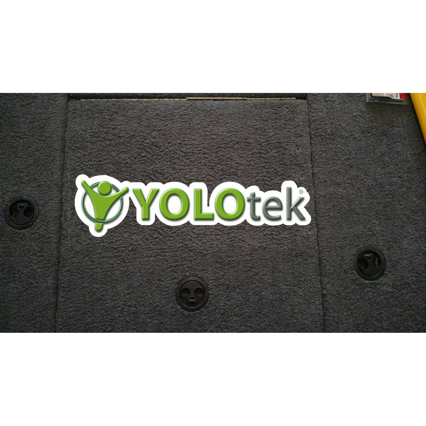 3D Carpet Graphic (22"w x 6"t) - YOLOtek Great Carpet Graphic!