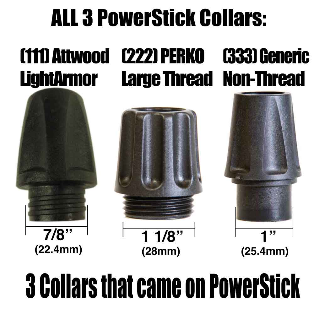 All-Three PowerStick Collars [For YOLOtek PowerStick ONLY)