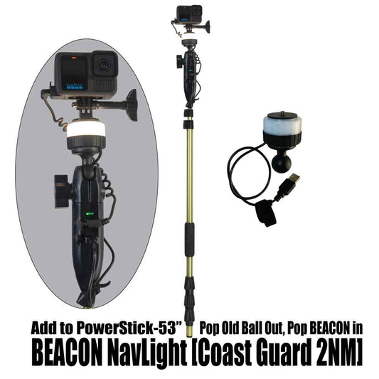 BEACON NavLight: Turn your PowerStick-53" into a White Anchor/Running Light