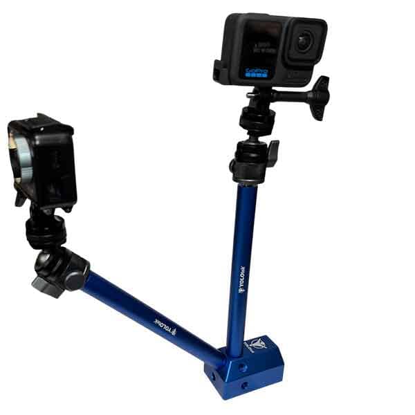 Additional Camera Stick with Ball & Joint [Add a 2nd Camera to BOLT-ON Camera Mount]