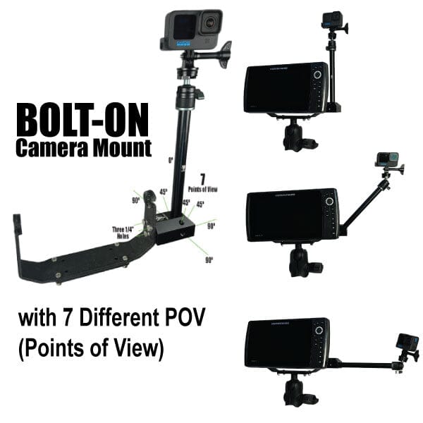 BOLT-ON Camera Mount: Gun Metal Gray [7-mounts-in-1]