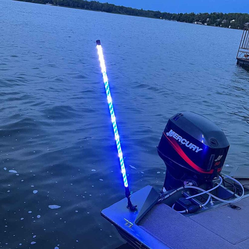 YOLOtek NavLIGHT SHOW 4ft Multicolor Boat Navigation Lights, LED YOLOtek NavLIGHT SHOW 4ft Multicolor Boat Navigation Lights, LED