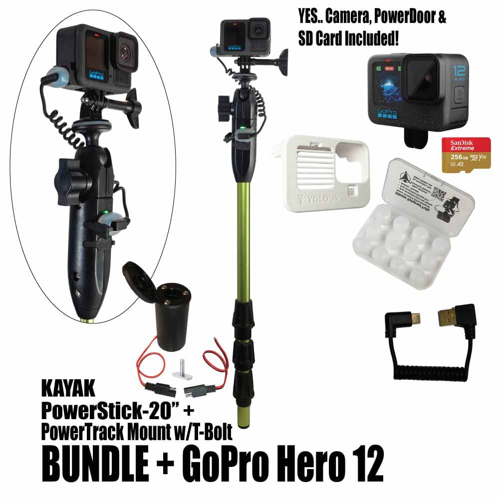 Kayak PowerStick-20" + PowerTrack Mount w/T-Bolt