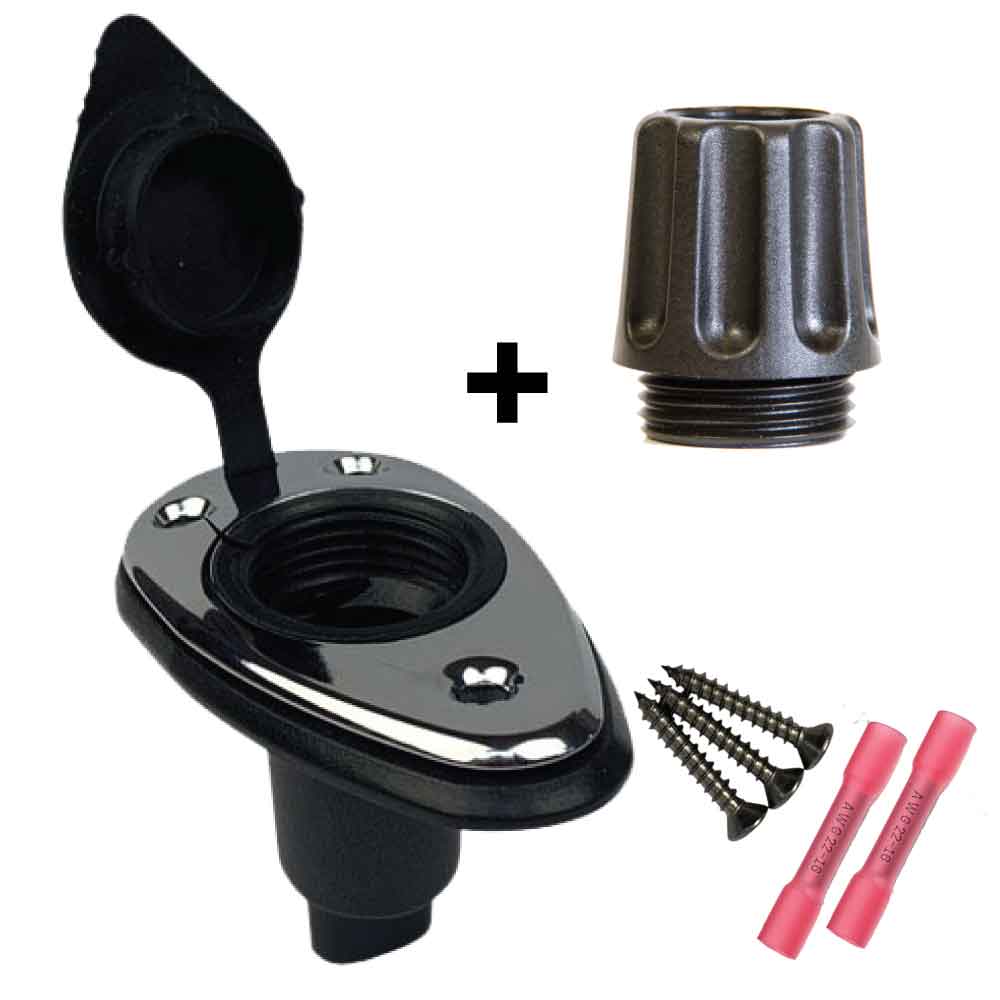 PERKO Teardrop Port Kit + Lg. Threaded Collar [555-Original Perko Collar]