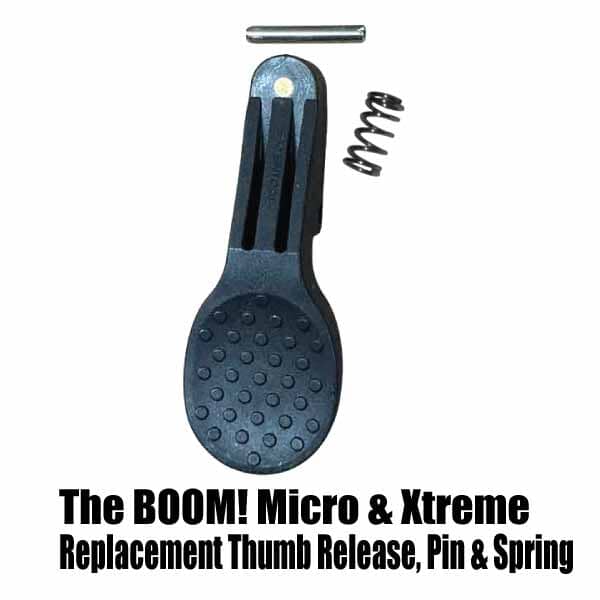 The BOOM! Replacement Parts: Thumb Release, Locking Pin & Spring
