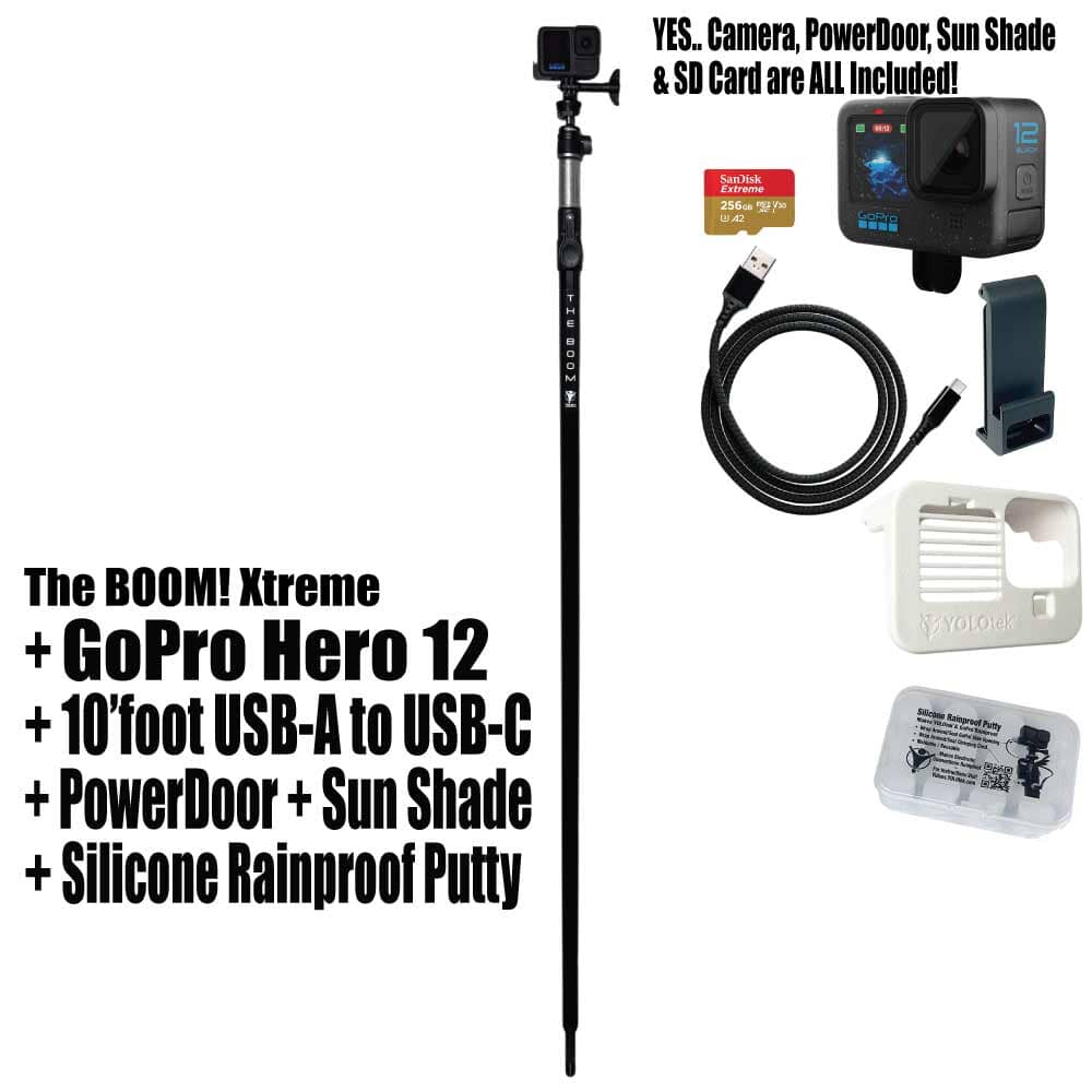 The BOOM! Xtreme [approx. 5' to 8'feet mount]