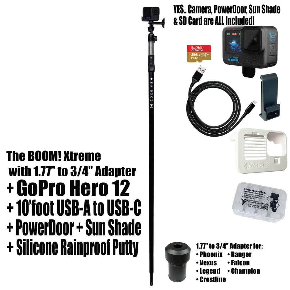 The BOOM! Xtreme [approx. 5' to 8'feet mount]