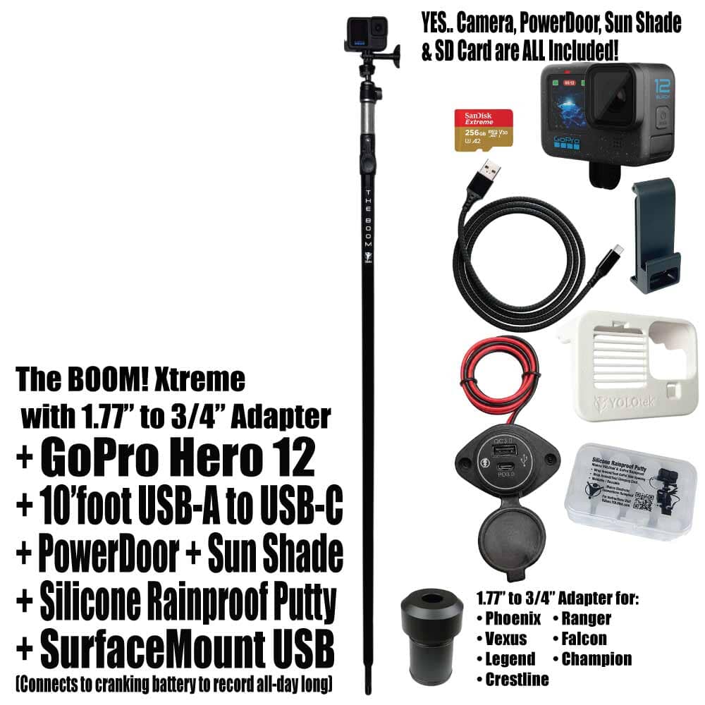 The BOOM! Xtreme [approx. 5' to 8'feet mount]