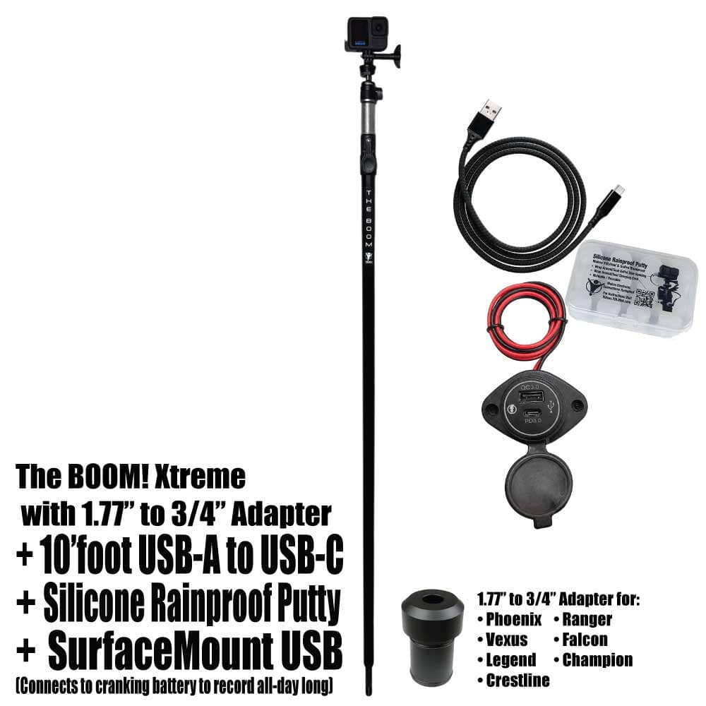 The BOOM! Xtreme [approx. 5' to 8'feet mount]