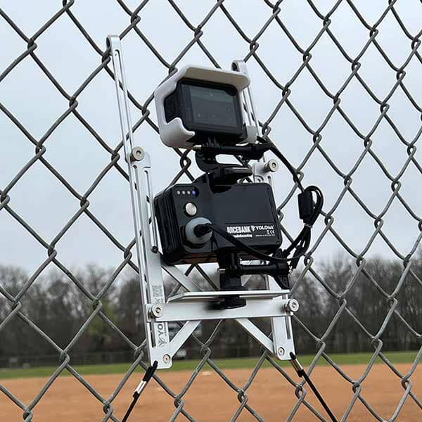 Fence Mount for GoPro, MEVO, DJI or Any Action Camera or Cell Phone too