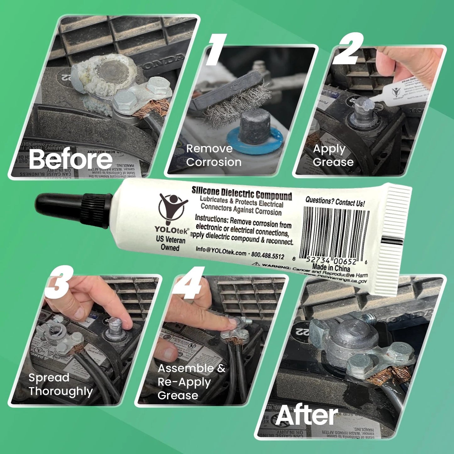 Silicone Dielectric Grease / Compound [NavLight Port Maintenance 10g tube]