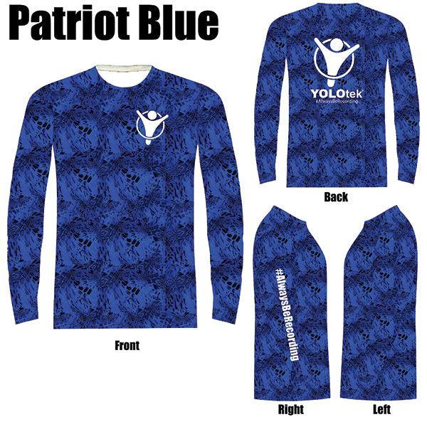 Performance Shirt: Patriot Blue - YOLOtek Standard or Custom Design