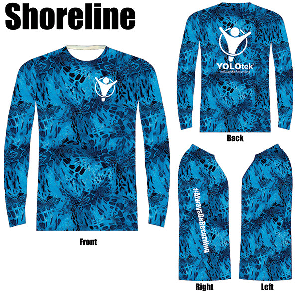 Performance Shirt: Shoreline - YOLOtek Standard or Custom Design