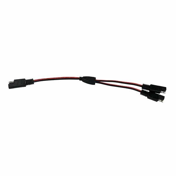 Splitter Quick Connect (SAE Male Red One Side, Two Male Black Other Side) - YOLOtek ~